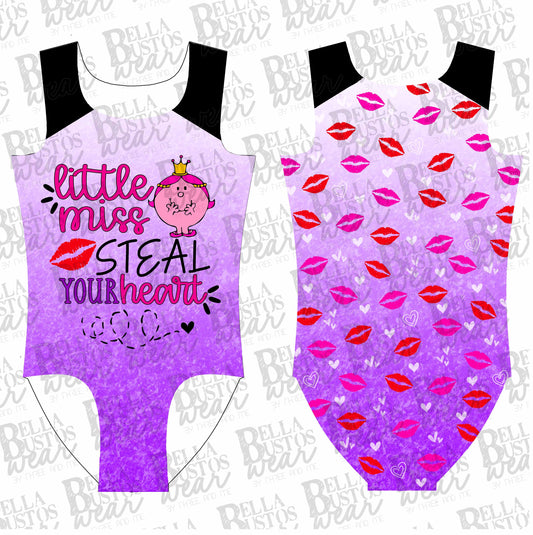 Little Miss Steal Your Heart Valentine's Day Leotard